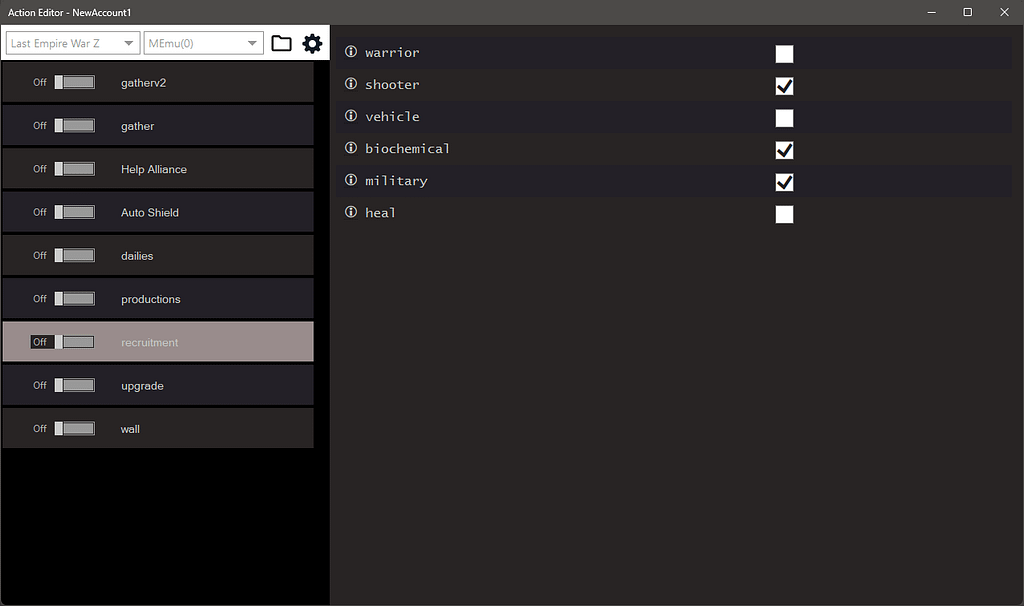 Last Empire War Z Bot 5 Last Empire War Z Bot Settings 1