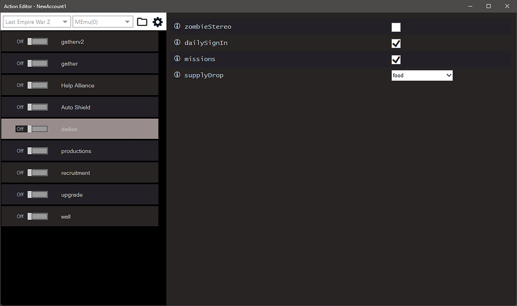 Last Empire War Z Bot 4 Last Empire War Z Bot Settings 2