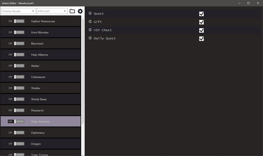 Mobile Royale Bot 6 Mobile Royale Bot Settings 2