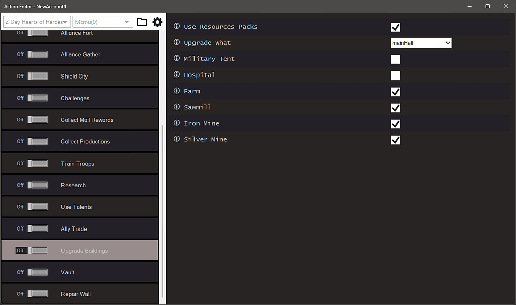 Zday Hoh Bot Settings 2