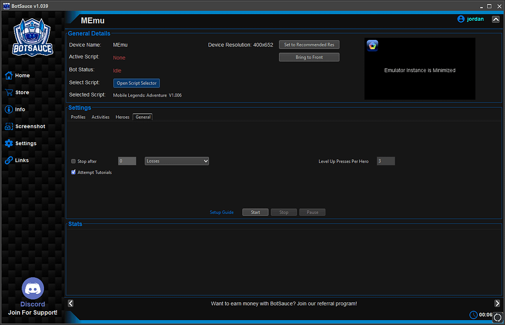 Mobile Legends Adventure Bot 5 Mobile Legends Adventure Bot Settings