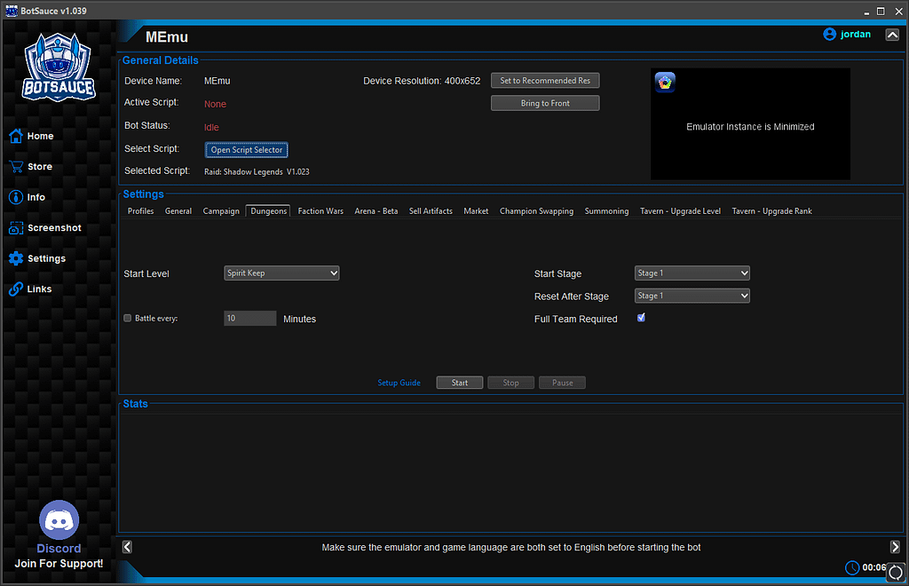 Raid Shadow Legends Bot 12 Raid Shadow Legends Bot Settings 2