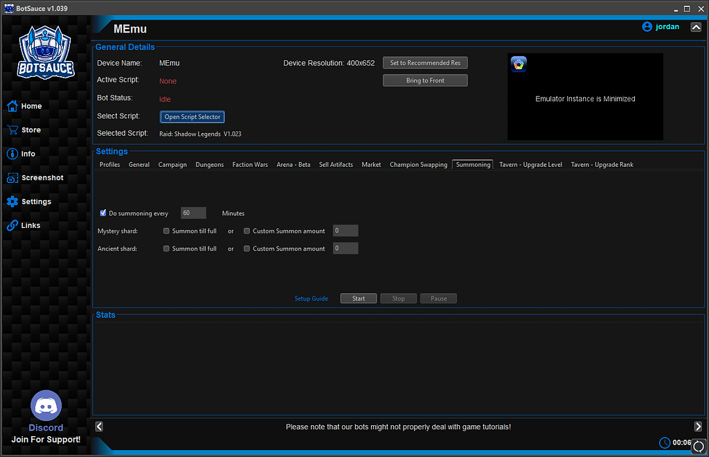 Raid Shadow Legends Bot 10 Raid Shadow Legends Bot Settings 4