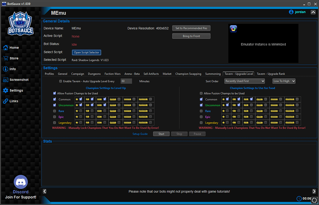Raid Shadow Legends Bot 9 Raid Shadow Legends Bot Settings 5