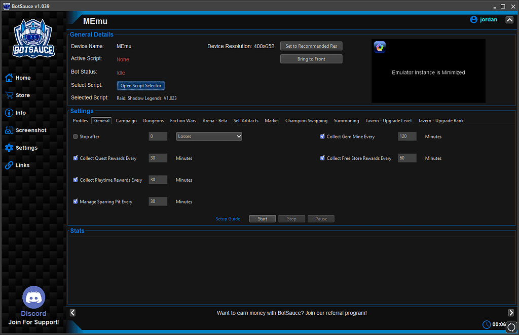 Raid Shadow Legends Bot Settings 9