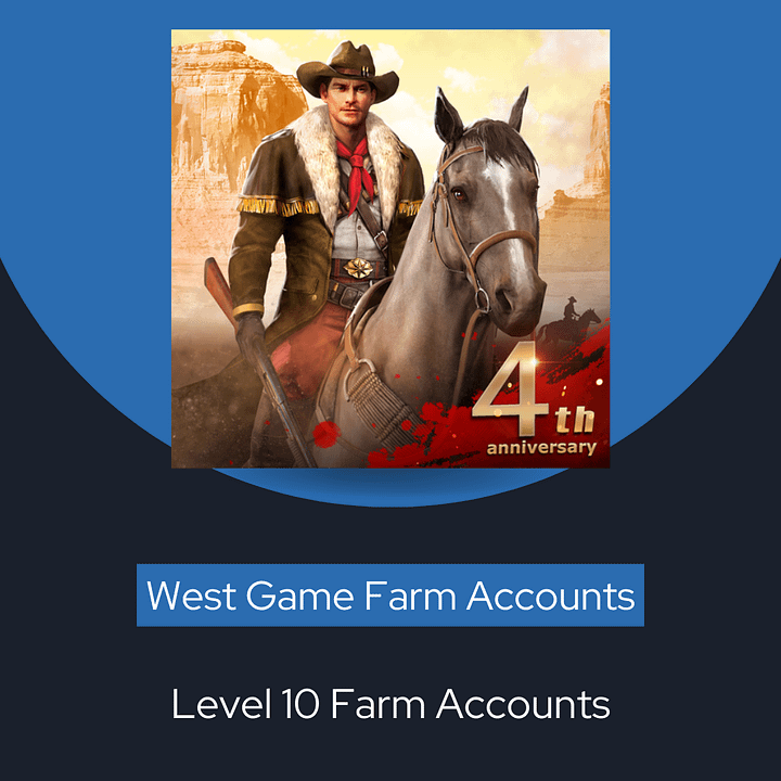 West Game Accounts 2 Level 10 West Game Accounts