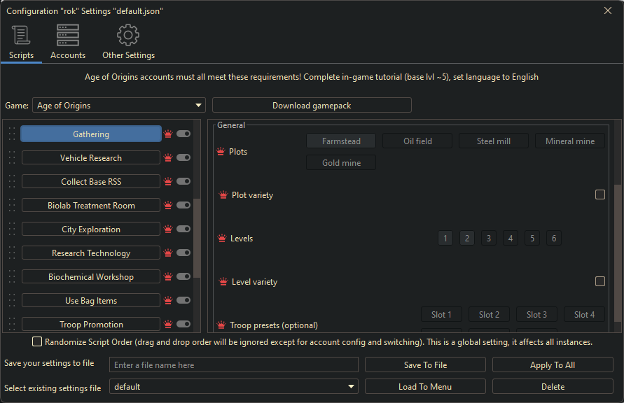 Age Of Origins Bot On Pc