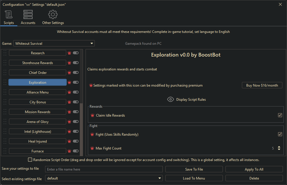 Free Whiteout Survival Bot