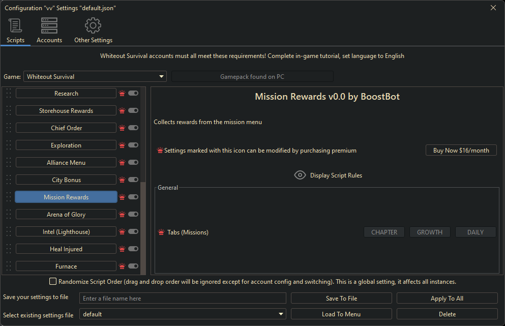 Whireout Survival Bot